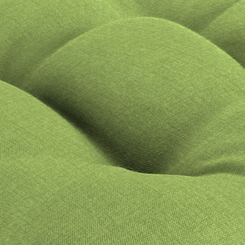 Outdoor Wicker Seat Cushion, McHusk Leaf Green