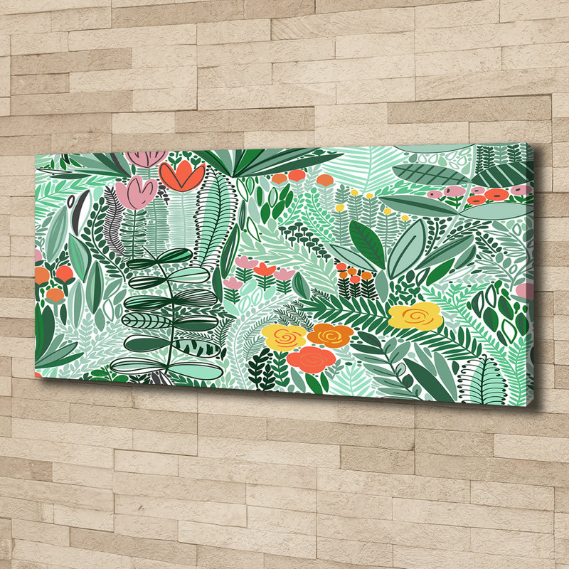 Floral Pattern - Wrapped Canvas Print
