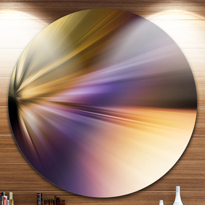 " Rays Of Speed Purple Brown "
