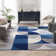 Tapis bleu Clyte
