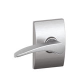Manhattan Lever with Century Trim Hall and Closet Lock