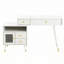 Bureau de coiffeuse avec miroir basculant éclairé et armoire réglable-662500416