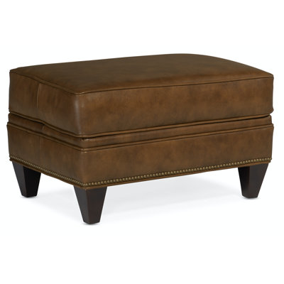 Carrado Leather Ottoman