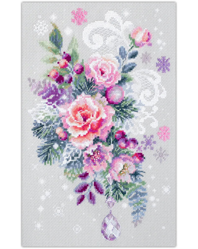  Kit de point de croix compté Winter Fancy 200-248