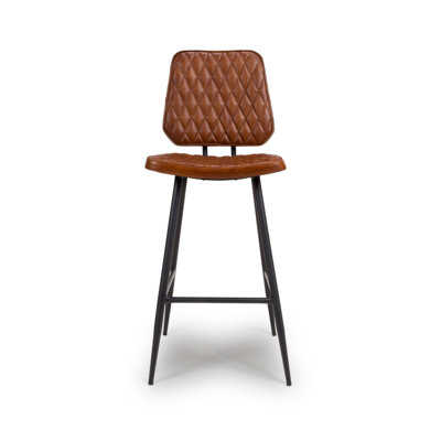 Ehret Upholstered Counter Stool with Metal Frame