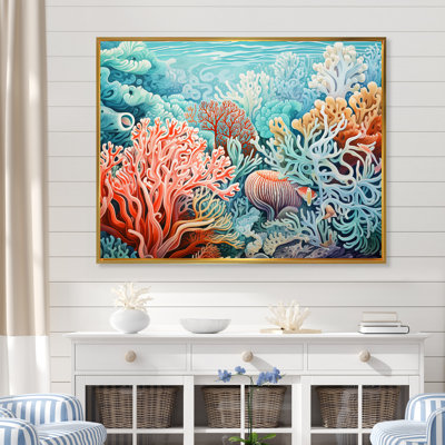 Corail Gorgonacées Sea World I sur impression sur toile