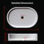 Lavabo vasque de salle de bain en marbre naturel de Carrare gris-124005800