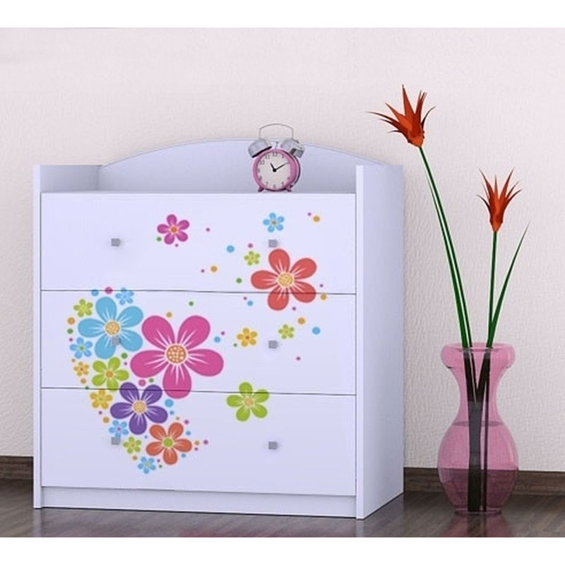 Norden 3 Drawer Chest, White