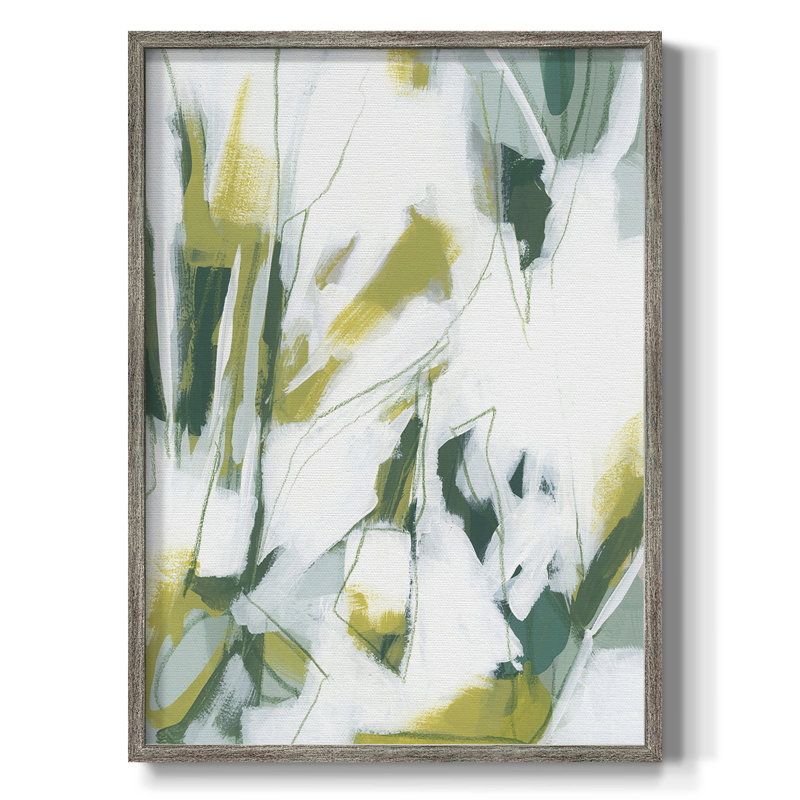 Reproduction encadrée Emerald Ice IV - bois massif, H 30 po x l 24 po