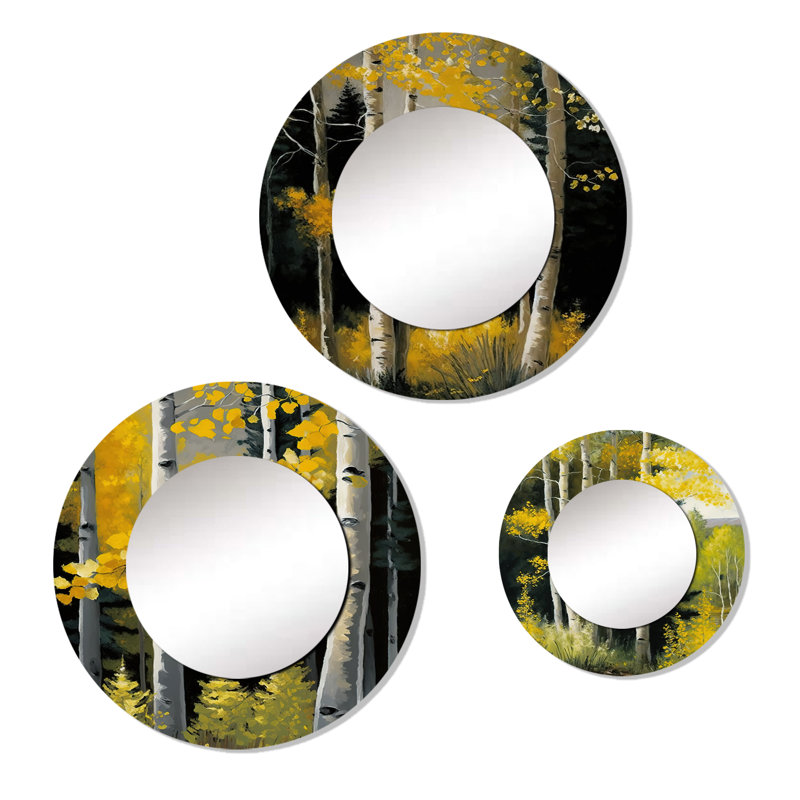 Ensemble de 3 miroirs en aluminium Cattaraugus
