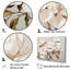 «Magnolias Beauty Blossums III - Magnolias», art mural beige et doré-127463400-127463403