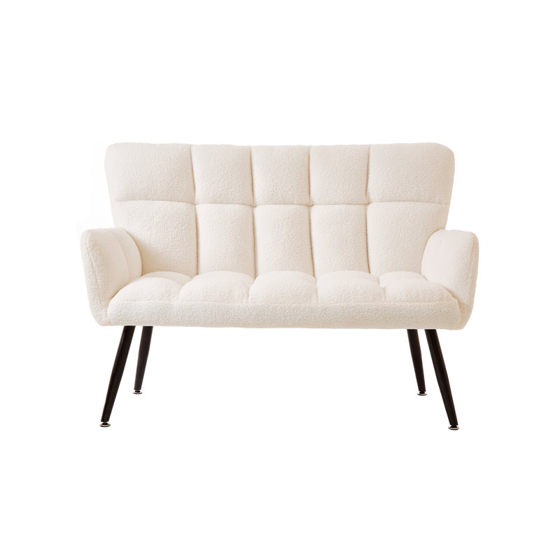Nakeeta 2-Seater Couch with Elegant Quilting Backs