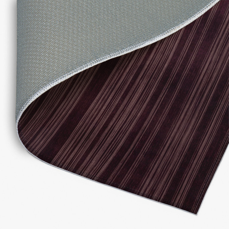 Tapis intérieur / extérieur rouge HorizontalStripes, Rectangle 4pi x 6 pi