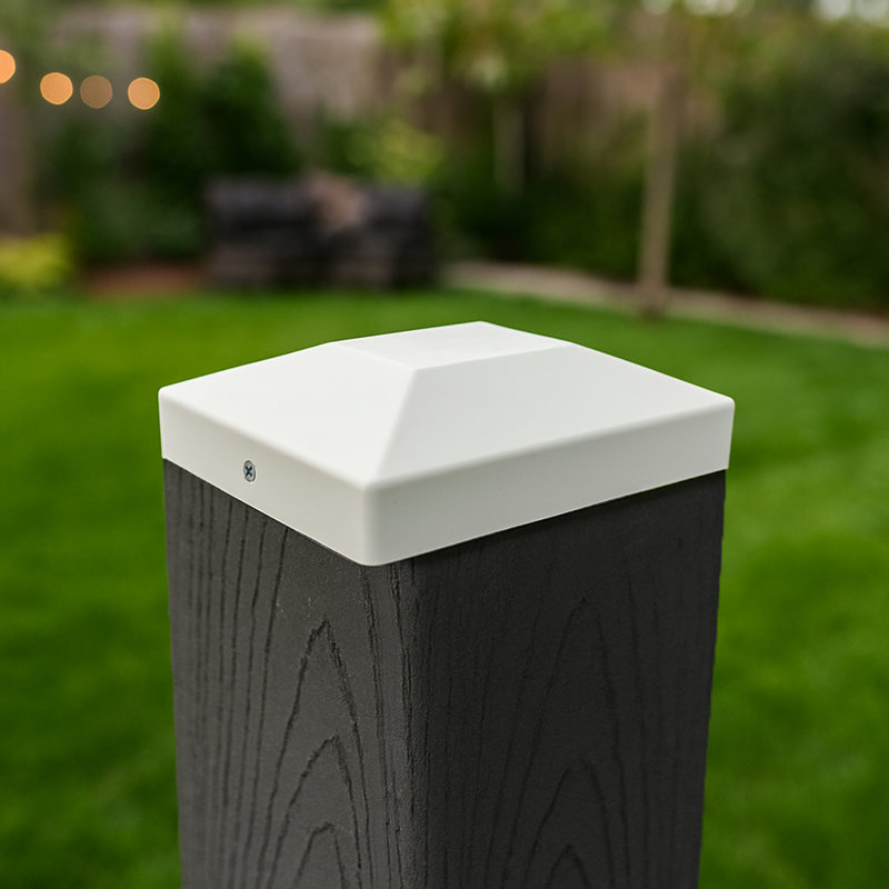 Nuvo Iron 4″ x 6″ Rigid Plastic Post Cap – Adapter Liner Included