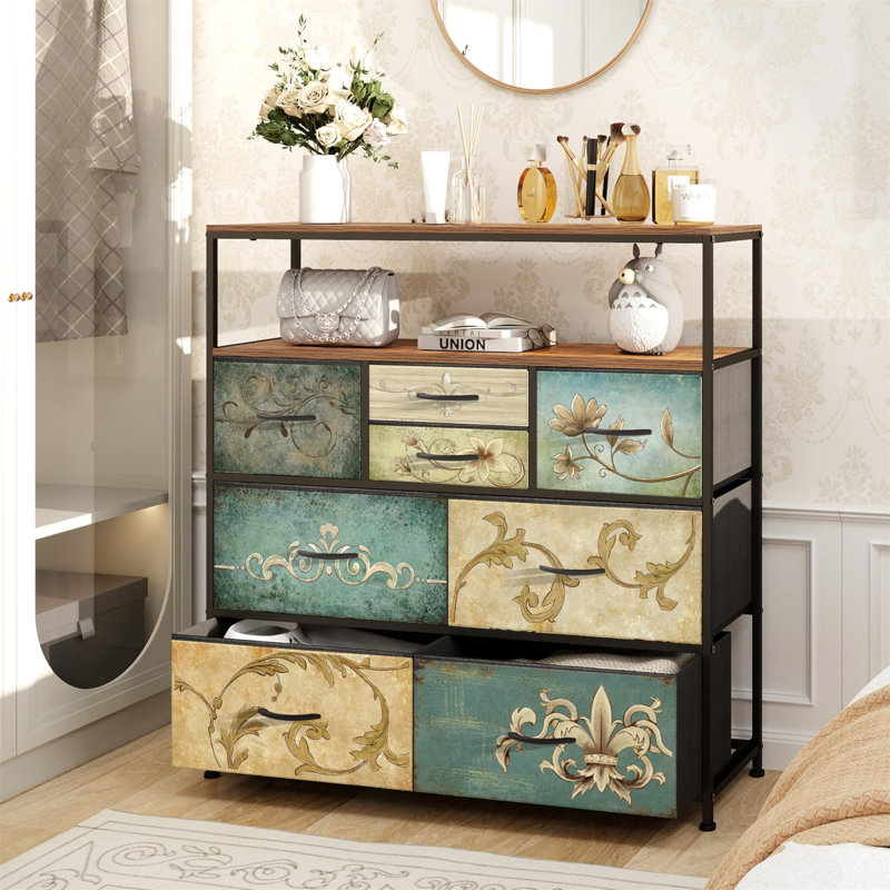 100 cm W Chest of 8 Drawers