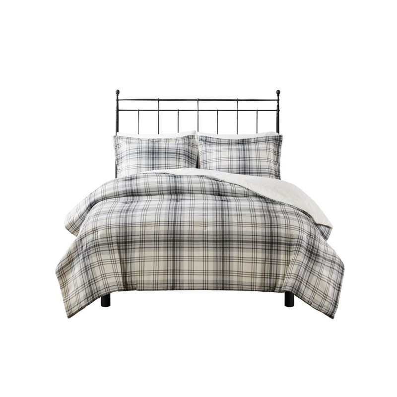 Ensembles de literie confortables en fausse laine, édredon en polyester pour la maison