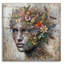  «Earth Face 3» par Rey Klimt, art mural en verre acrylique, 24 po x 24 po-1870830358