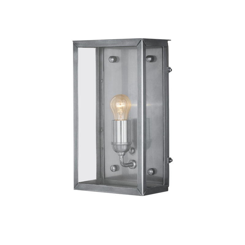 Royster Outdoor Wall Sconce, Antique Silver