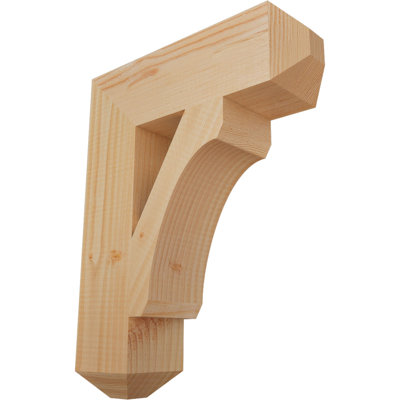 H Support en bois / corbeau