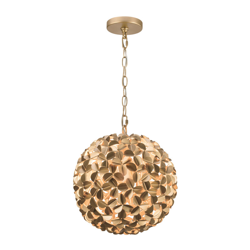 13'' Soft Gold Chandelier