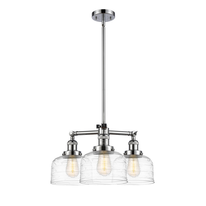 Lustre classique à 3 lumières Alistar, Chrome poli, DEL