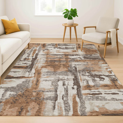 Premium Machine Washable Mayfield Abstract Rug