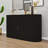 2-Drawer Sideboard with Curved Doors and 3-Tier Shelves for Living Room-614489037