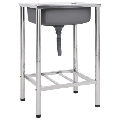 Stainless Steel Freestanding Outdoor Sink