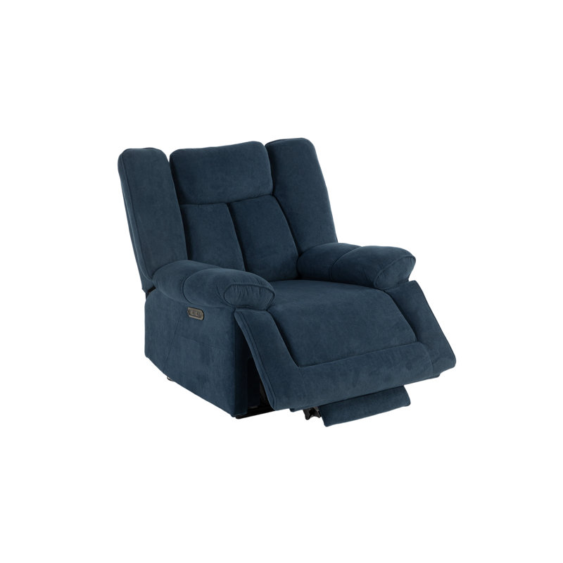 Grand et grand fauteuil inclinable électrique avec double moteur, appui-tête électrique, capacité de 400 lb, charge USB-C
