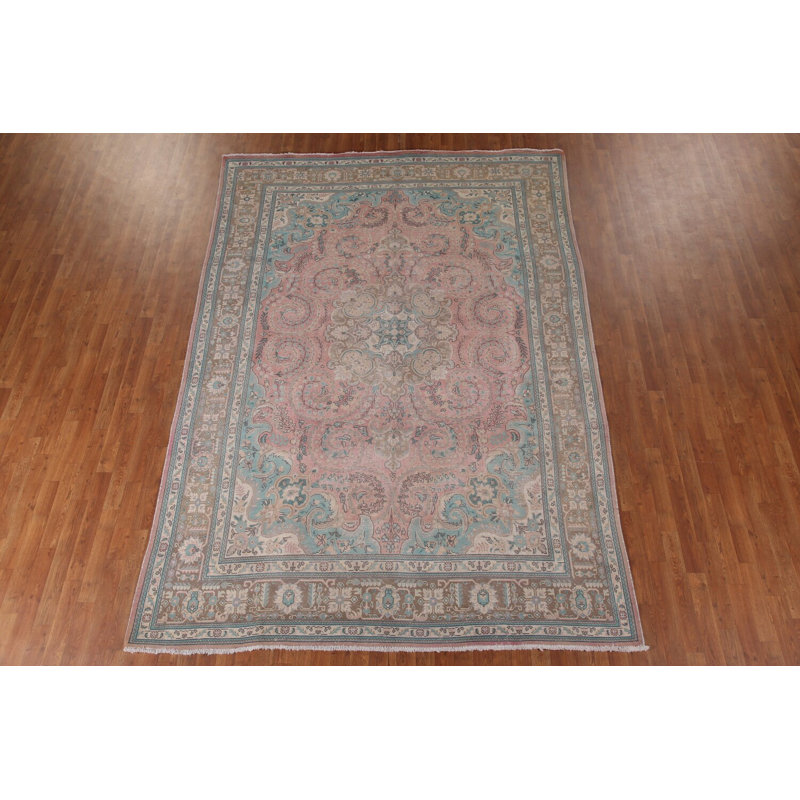 Tapis traditionnel délavé 8 x 11