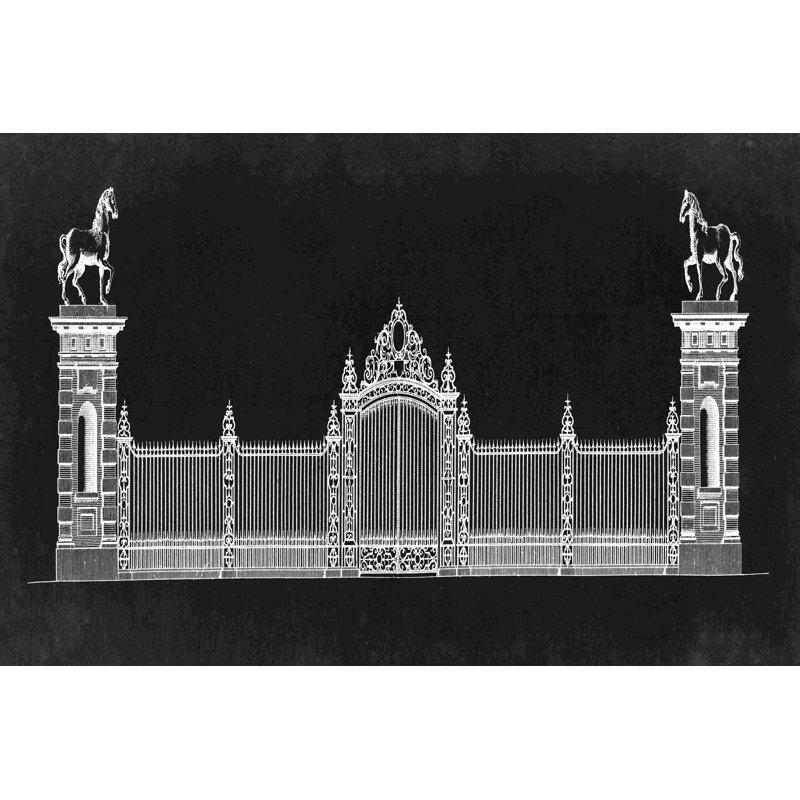 Graphic Palace Gate II, H 20 po x l 30 po