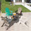 Chaise Adirondack pliante en plastique Delane-84369855