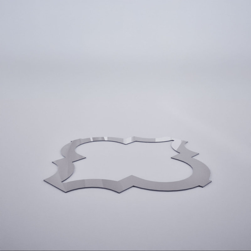 Panneaux muraux décoratifs en acrylique Marrakech, grand, l 23 3/8 po x H 23 3/8 po x T 1/8 po, gris, Gris