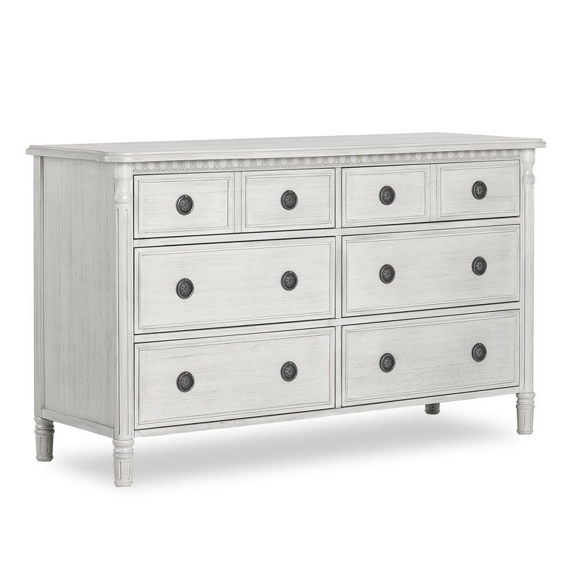 Julienne Kids 6 - Drawer Dresser, Antique Mist