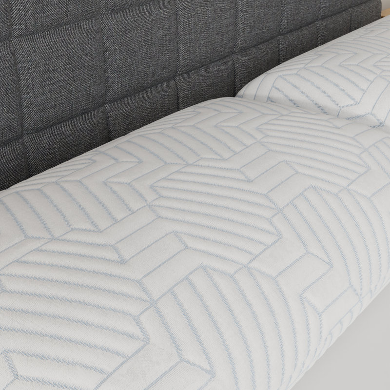 Premium Italian Foam Pillow - Cooling Phase-Change Cover, Ergonomic Support, Usa-Assembled, Machine-Washable For Elevated Sleep
