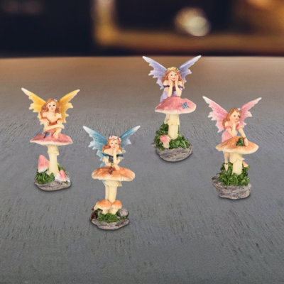 Ensemble de 4 figurines 4 pièces fées
