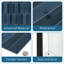 Carreau de mosaïque composite auto-adhésif en pierre l 9,05 po x L 9,05 po-98456750