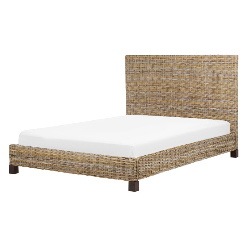 Alethia Solid Wood Bed, European Double (140 x 200cm)