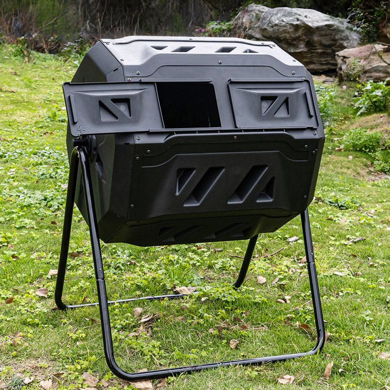 42 Gallons Plastic Tumbler Composter