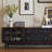 Retro design solid wood TV cabinet-105170403