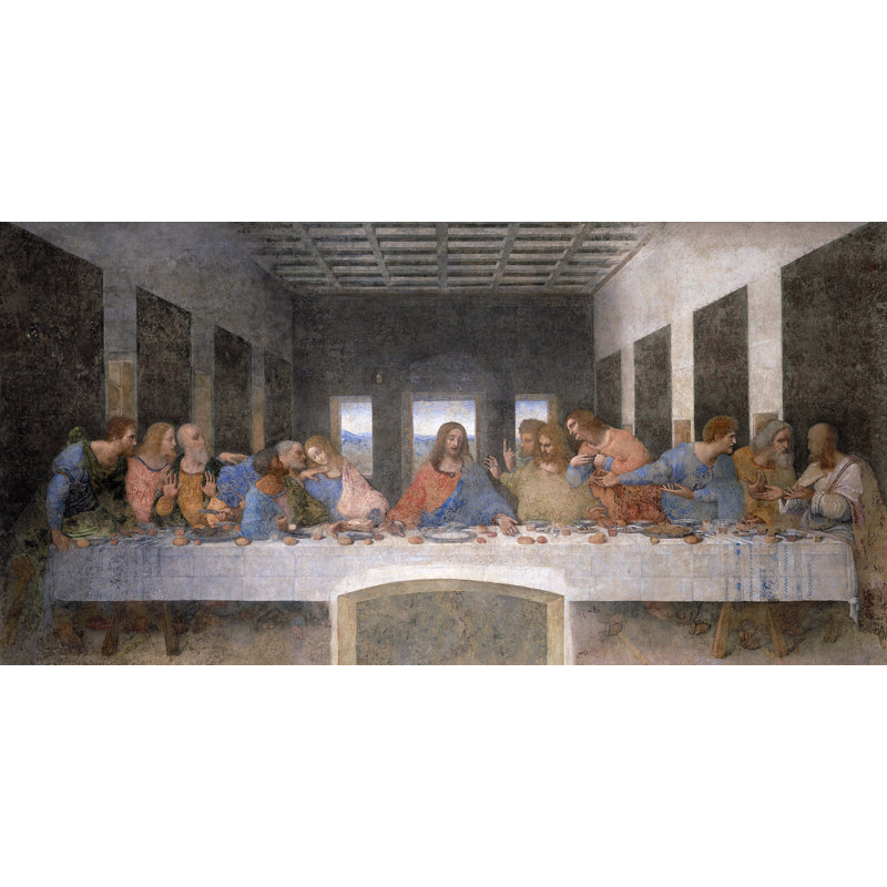 The Last Supper by Leonardo Da Vinci - Wrapped Canvas Print, 60cm H x 120cm W x 4cm D