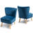 Tocco Velvet Slipper Chair-2046642398