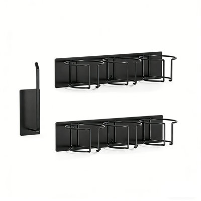 Ensemble de porte-gobelet magnétique 3 tasses pour la plupart des gobelets de 40 oz - Réfrigérateur et organisateur de cuisine