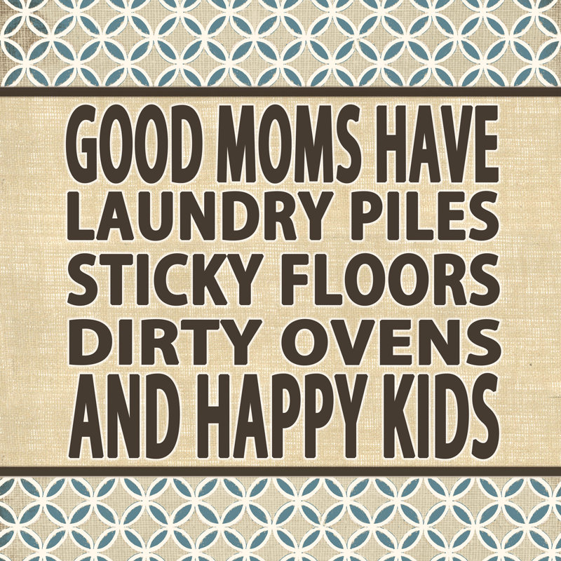 Good Moms Have - Wrapped Canvas Print, 30cm H x 30cm W x 3.8cm D