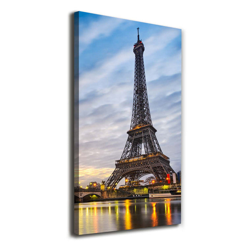 Eiffel Tower Paris - Wrapped Canvas Print