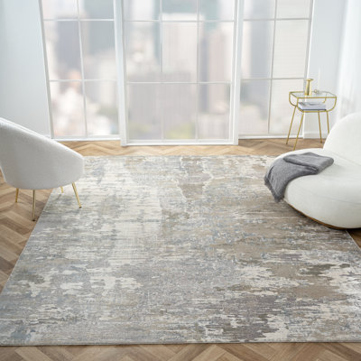 Tapis abstrait Lennox Earth