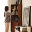 Armoire de coin en bois de noyer massif