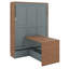 Multi-Functional Wall Bed with Foldable Desk, Murphy Bed Space Saving Solution-586441096