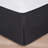 Bed Maker's No Lift Wrap Around Bed Skirt, 14" Drop, Full, Black-372373647-372373645