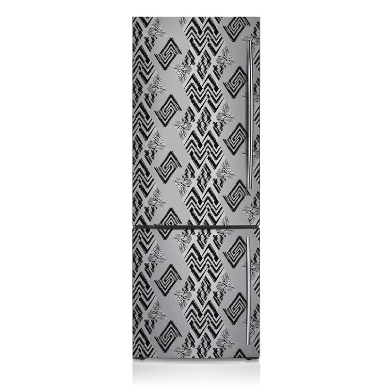 Abstract Non-Wall Damaging Door Decal